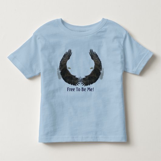 T-shirt Pour Les Tous Petits Cool Bald Eagle Wildlife Collection (Devant)