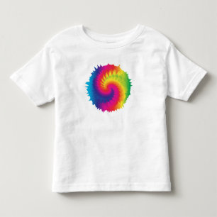 T-shirt Pour Les Tous Petits Cool Rainbow Tie Dye