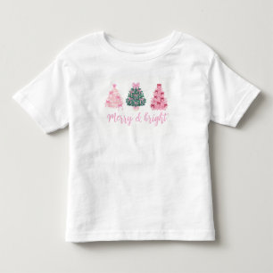 T-shirt Pour Les Tous Petits Coquette Chemise d'arbre de Noël pour filles