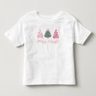 T-shirt Pour Les Tous Petits Coquette Chemise d'arbre de Noël pour filles