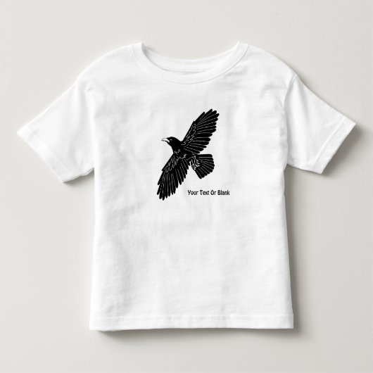 T-shirt Pour Les Tous Petits Corbeau rouge (Devant)