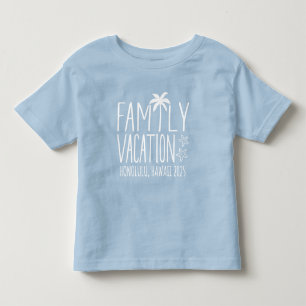 T-shirt Pour Les Tous Petits Correspondance de groupe de vacances sur plage per