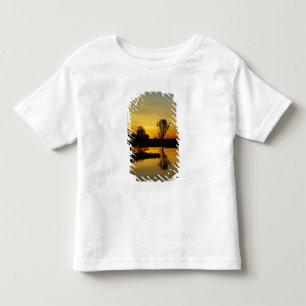 T-shirt Pour Les Tous Petits Coucher du soleil, Billabong d'eau jaune