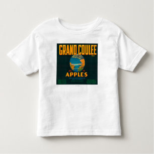 T-shirt Pour Les Tous Petits Coulee grand Apple marquent - Coulee, WA