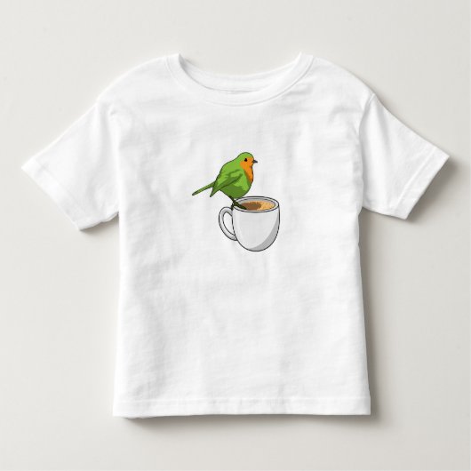 T-shirt Pour Les Tous Petits Coupe Bird Coffee (Devant)
