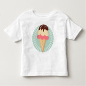 T-shirt Pour Les Tous Petits Coupe chocolate Vanilla Mint Green (Devant)