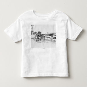 T-shirt Pour Les Tous Petits Course de bicyclette en photographie de Washington