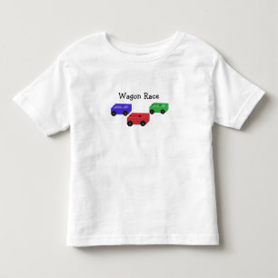 T-shirt Pour Les Tous Petits Course de chariots