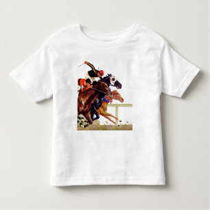 T-shirt Pour Les Tous Petits Course de pur sang