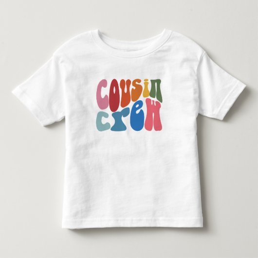T-shirt Pour Les Tous Petits Cousin Crew. (Devant)