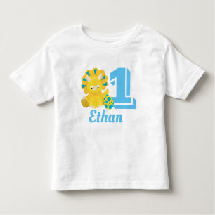 T-shirt Pour Les Tous Petits Coutume. Dinosaure. Le ęr anniversaire du garçon