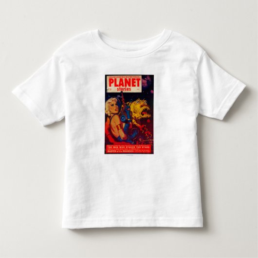T-shirt Pour Les Tous Petits Couverture de magazine d'histoires de planète (Devant)