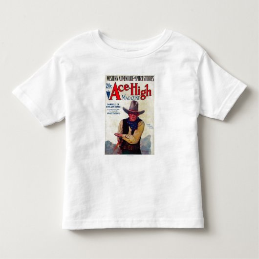 T-shirt Pour Les Tous Petits Couverture de magazine élevée d'as (Devant)