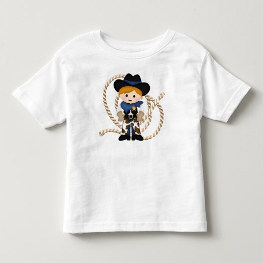 T-shirt Pour Les Tous Petits Cowboy (Devant)