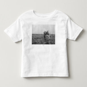 T-shirt Pour Les Tous Petits Cowboy "Red Saunders" Saddle a Bronco
