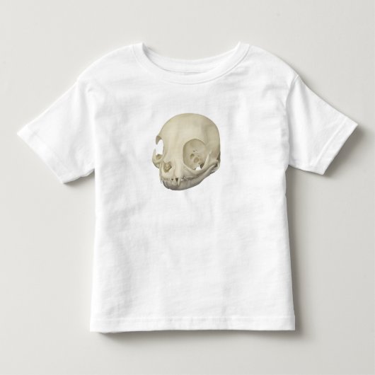 T-shirt Pour Les Tous Petits Crâne de chat (Devant)
