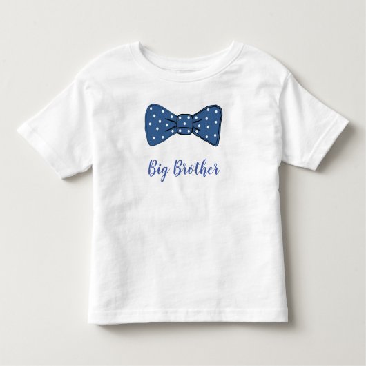 T-shirt Pour Les Tous Petits Cravate Big Brother Bow (Devant)
