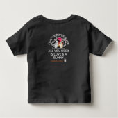 T-shirt Pour Les Tous Petits Crazy Bunny Person (Dos)