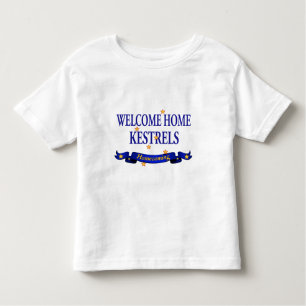T-shirt Pour Les Tous Petits Crécerelles à la maison bienvenues