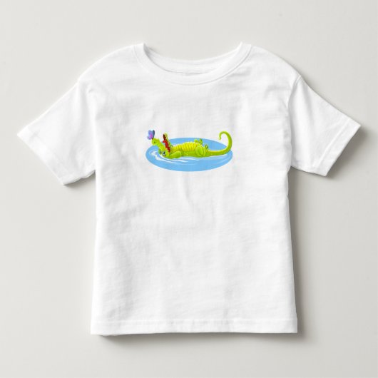 T-shirt Pour Les Tous Petits Crocodile (Devant)