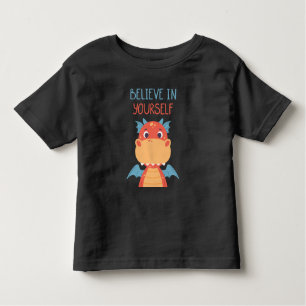T-shirt Pour Les Tous Petits Crois En Toi-Même Dragon