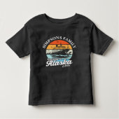 T-shirt Pour Les Tous Petits Croisière vers Alaska Custom Family Matching Group (Devant)