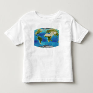 T-shirt Pour Les Tous Petits Croissance de plantes moyenne de la terre