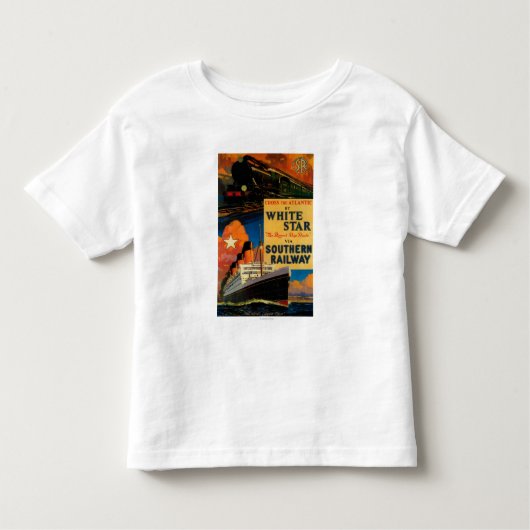 T-shirt Pour Les Tous Petits Cru blanc PosterEurope de SR d'étoile (Devant)