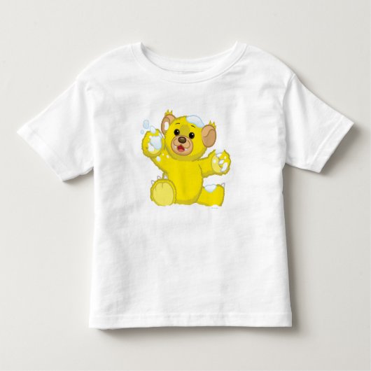 T-shirt Pour Les Tous Petits CUB pelucheux jaune (Devant)