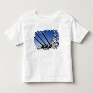 T-shirt Pour Les Tous Petits Cuirassé d'USS Alabama au mémorial 2 de cuirassé