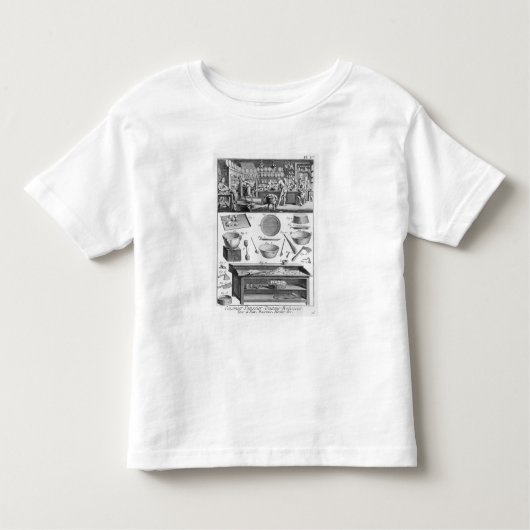 T-shirt Pour Les Tous Petits Cuisinier, pâtissier, traiteur (Devant)