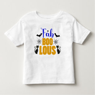 T-shirt Pour Les Tous Petits Cume FABULE Halloween Chat noir