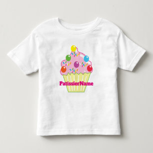 T-shirt Pour Les Tous Petits CUPCAKE au chocolat de marbre