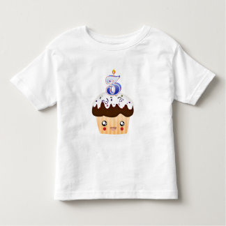 T-shirt Pour Les Tous Petits Cupcake T 3 ans - Bleu
