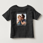 T-shirt Pour Les Tous Petits Custom Photo and Text (Devant)