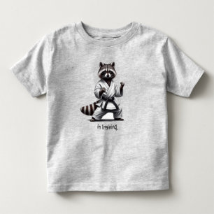 T-shirt Pour Les Tous Petits Cute Aquarelle Arts Martiaux en formation