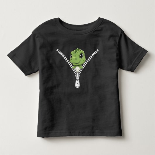T-shirt Pour Les Tous Petits Cute baby dinosaur Peek (Devant)