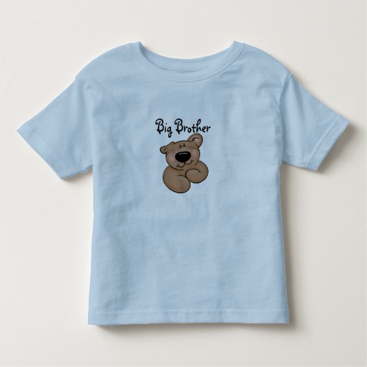 T-shirt Pour Les Tous Petits Cute Big Brother Teddy Bear (Devant)