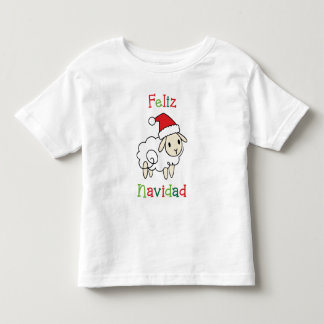 T-shirt Pour Les Tous Petits Cute Christmas Sheep – Feliz Navidad
