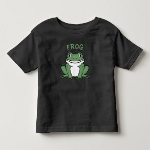 T-shirt Pour Les Tous Petits Cute drôle petite grenouille heureuse