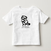 T-shirt Pour Les Tous Petits Cute Enregistrer BONOBOS-Endangeredanimal graphiqu (Devant)