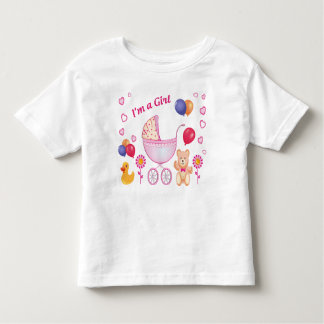 T-shirt Pour Les Tous Petits Cute gift Colorful Toddler Girl Shirt