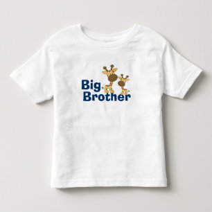 T-shirt Pour Les Tous Petits Cute Giraffe Big Brother