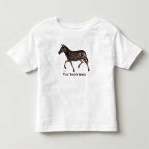 T-shirt Pour Les Tous Petits Cute Polka Dot Zebra