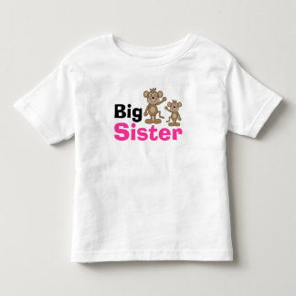 T-shirt Pour Les Tous Petits Cute Singe Big Soeur