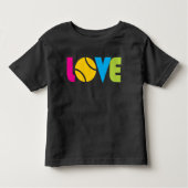 T-shirt Pour Les Tous Petits Cute Tennis LOVE - (Devant)
