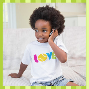 T-shirt Pour Les Tous Petits Cute Tennis LOVE -