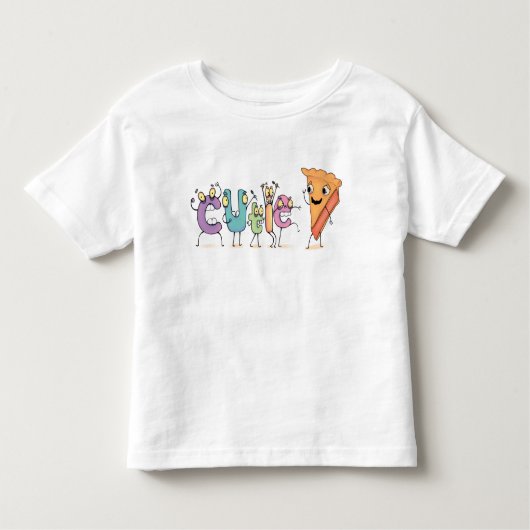 T-shirt Pour Les Tous Petits Cutie Pie (Devant)