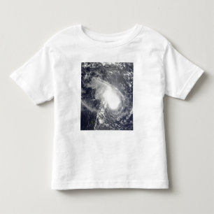 T-shirt Pour Les Tous Petits Cyclone tropical Gael approchant le Madagascar