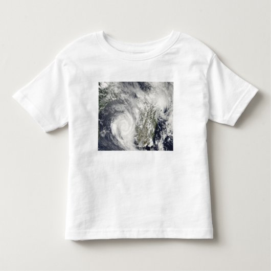 T-shirt Pour Les Tous Petits Cyclones tropicaux Eric et Fanele 2 (Devant)